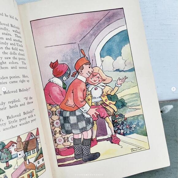 Antique Wooden Willie Book Johnny Gruelle Raggedy Ann Author Illustrations 1927 - Picture 6 of 10